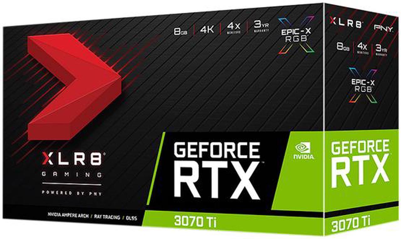 Alt view image 9 of 9 - PNY XLR8 GeForce RTX 3070 Ti 8GB GDDR6X PCI Express 4.0 x16 ATX Graphics Card VCG3070T8TFXPPB