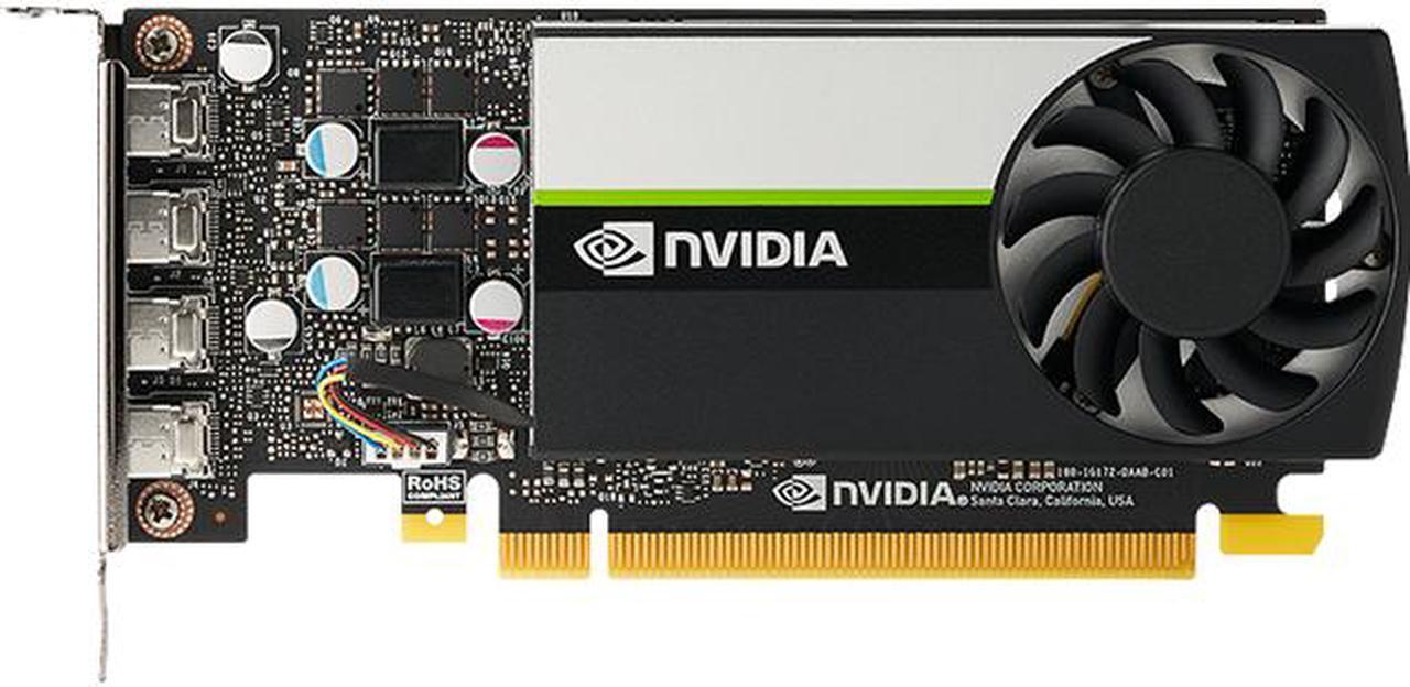 PNY VCNT1000-PB NVIDIA T1000 Graphic Card - 4GB GDDR6 - LP - Single Slot