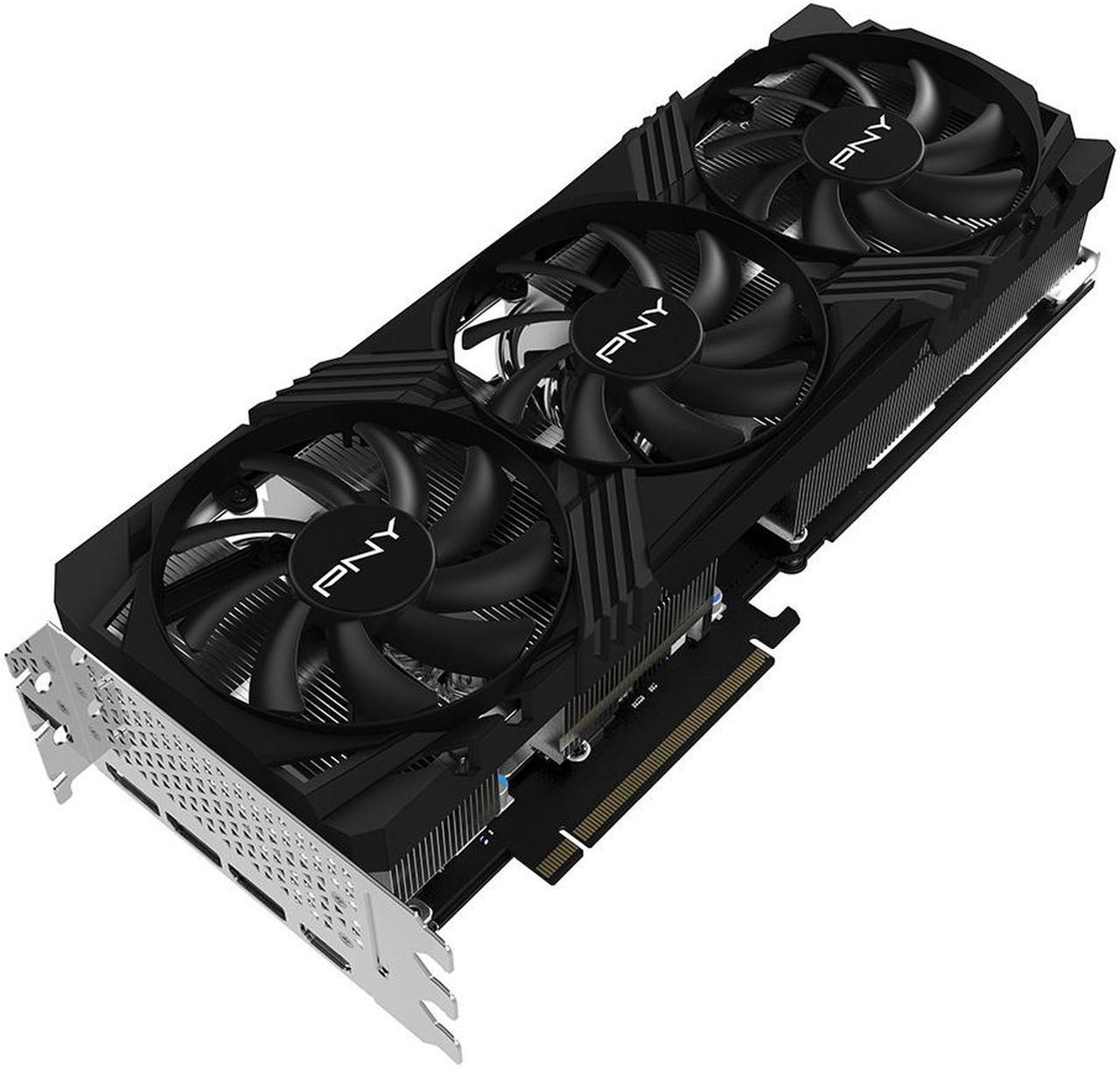 Alt view image 3 of 11 - PNY GeForce RTX 4070 Ti 12GB VERTO Triple Fan Graphics Card DLSS 3