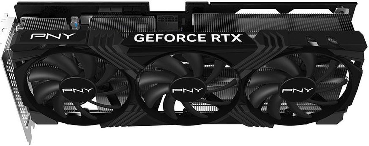 Alt view image 6 of 11 - PNY GeForce RTX 4070 Ti 12GB VERTO Triple Fan Graphics Card DLSS 3