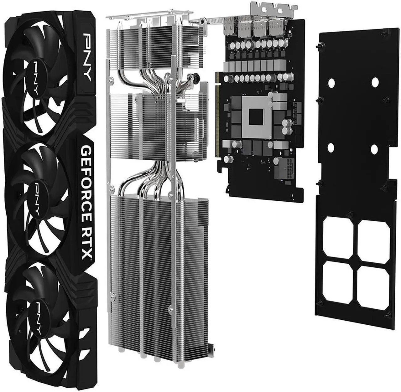 Alt view image 9 of 11 - PNY GeForce RTX 4070 Ti 12GB VERTO Triple Fan Graphics Card DLSS 3