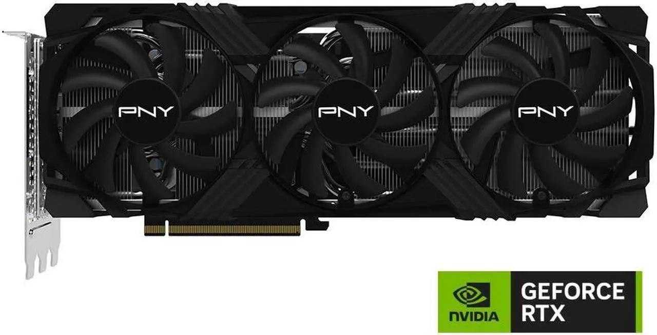 Alt view image 2 of 11 - PNY GeForce RTX 4070 Ti 12GB VERTO Triple Fan Graphics Card DLSS 3