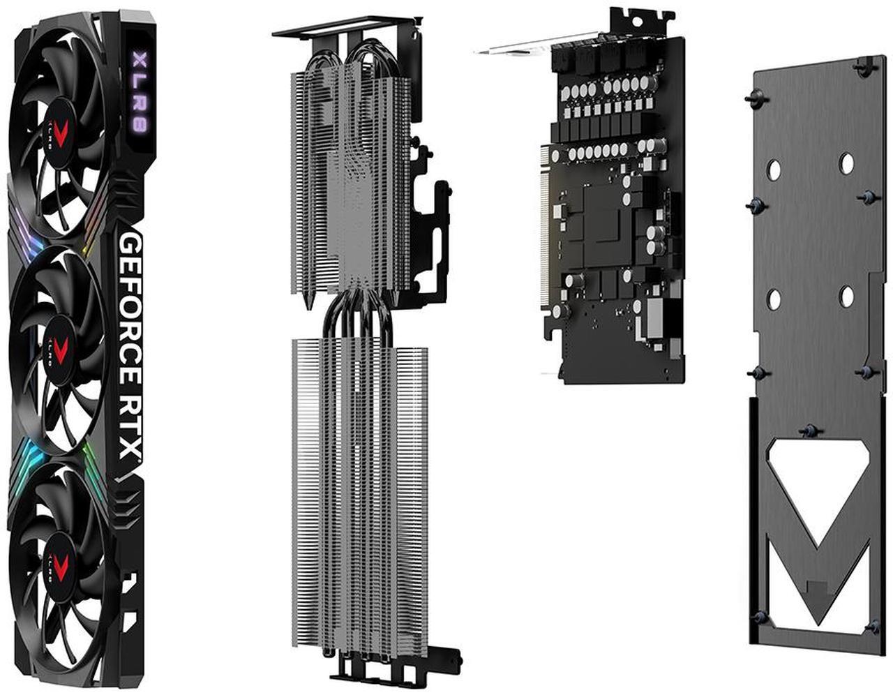 Alt view image 9 of 9 - PNY XLR8 Gaming VERTO GeForce RTX 4070 12GB GDDR6X PCI Express 4.0 x16 ATX Graphics Card VCG407012TFXXPB1