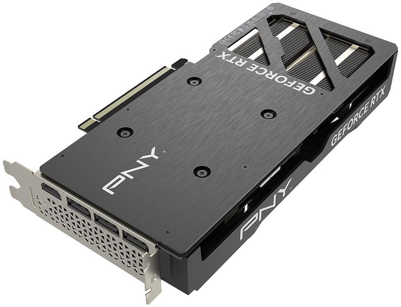 Alt view image 8 of 11 - PNY GeForce RTX 4070 SUPER 12GB VERTO Overclocked Dual Fan DLSS 3 VCG4070S12DFXPB1-O