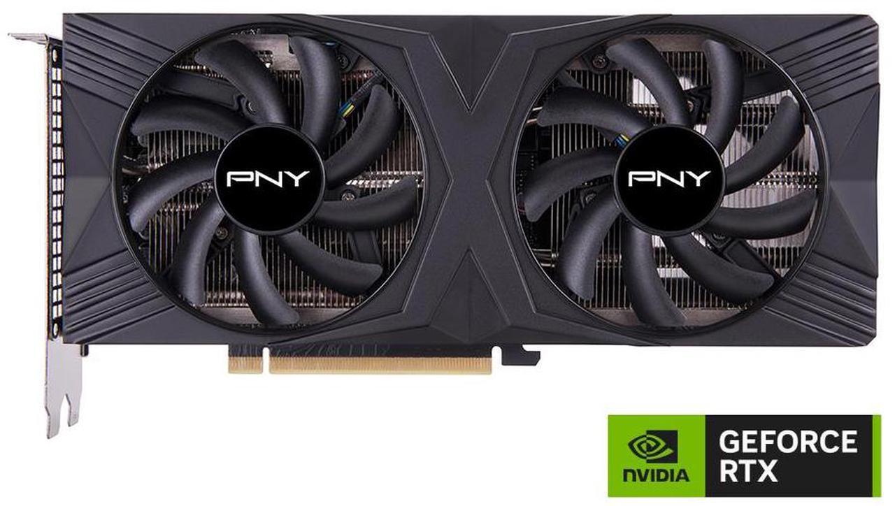 Alt view image 2 of 11 - PNY GeForce RTX 4070 SUPER 12GB VERTO Overclocked Dual Fan DLSS 3 VCG4070S12DFXPB1-O