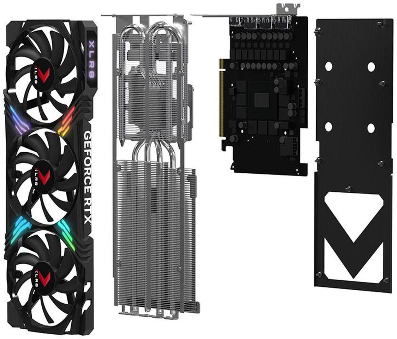 Alt view image 9 of 9 - PNY VERTO GeForce RTX 4070 SUPER 12GB GDDR6X PCI Express 4.0 x16 ATX Graphics Card VCG4070S12TFXXPB1-O