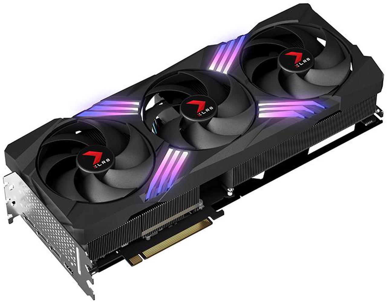 Alt view image 5 of 11 - PNY GeForce RTX 4070 Ti SUPER 16GB VERTO Overclocked Triple Fan DLSS 3 VCG4070TS16TFXXPB1-O