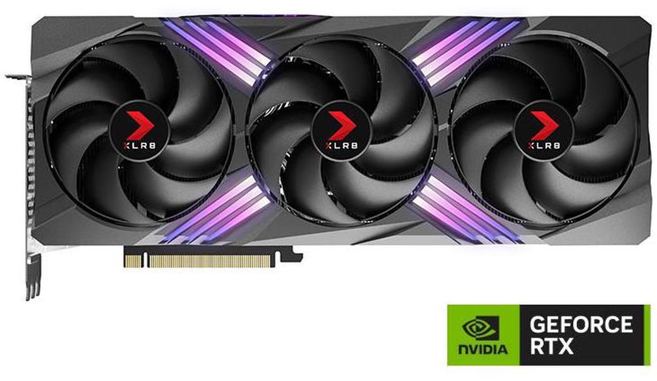 Alt view image 2 of 11 - PNY GeForce RTX 4070 Ti SUPER 16GB VERTO Overclocked Triple Fan DLSS 3 VCG4070TS16TFXXPB1-O