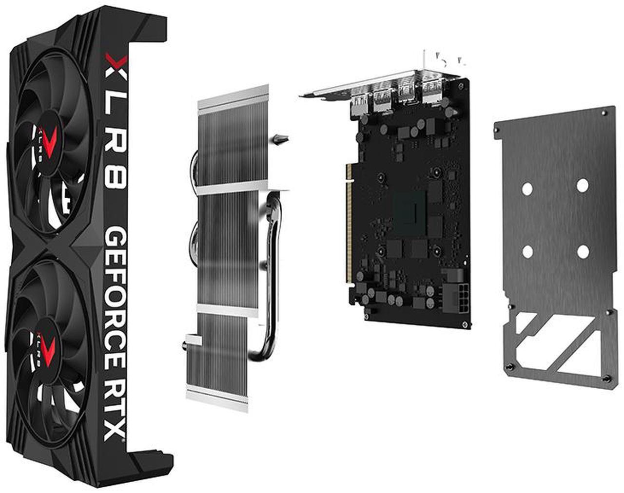 Alt view image 9 of 9 - PNY VERTO GeForce RTX 4060 8GB GDDR6 PCI Express 4.0 x16 ATX Graphics Card VCG40608DFXPB1-O