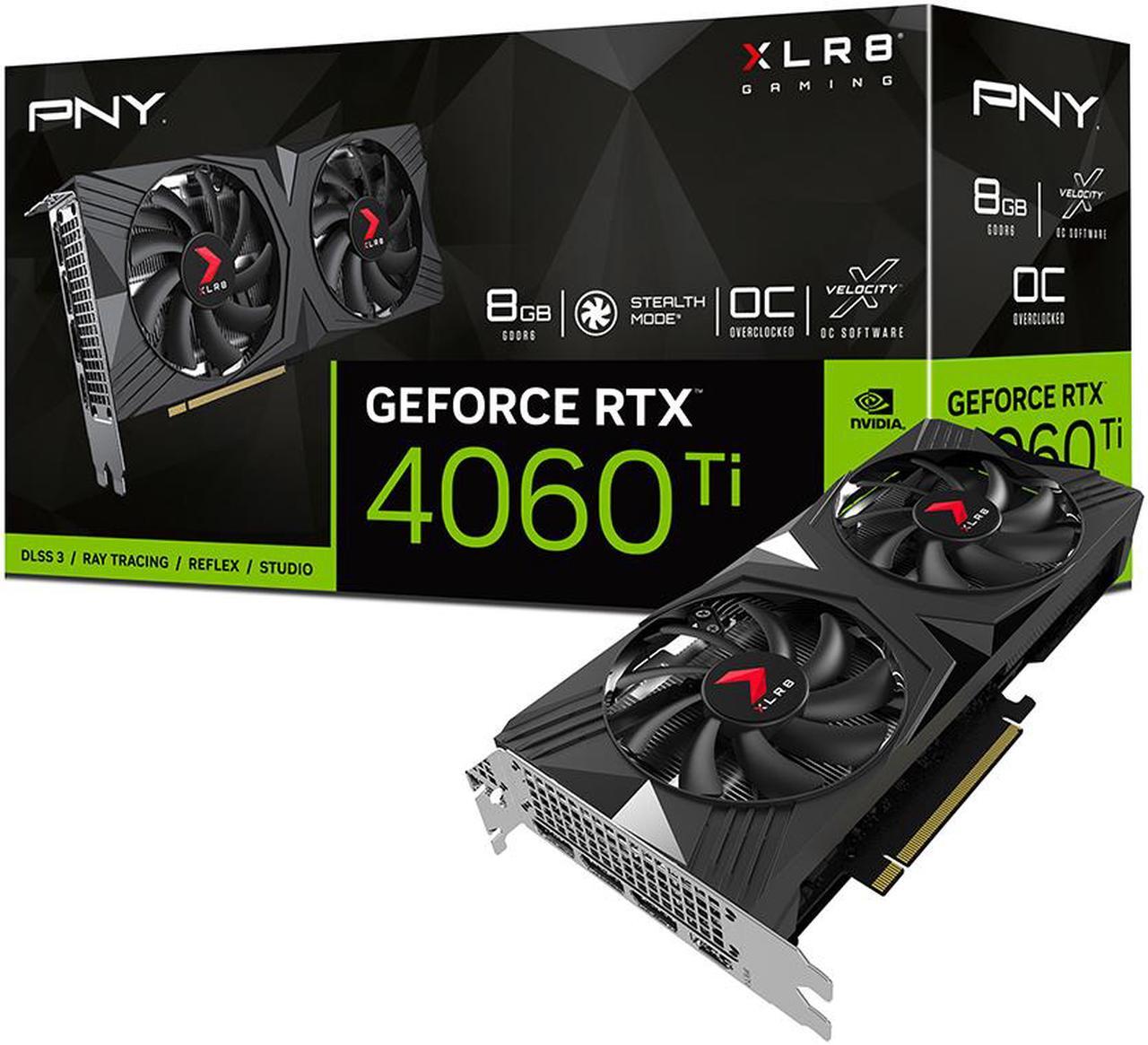Alt view image 11 of 11 - PNY GeForce RTX 4060 Ti 8GB OC XLR8 Gaming VERTO Dual Fan VCG4060T8DFXPB1-O