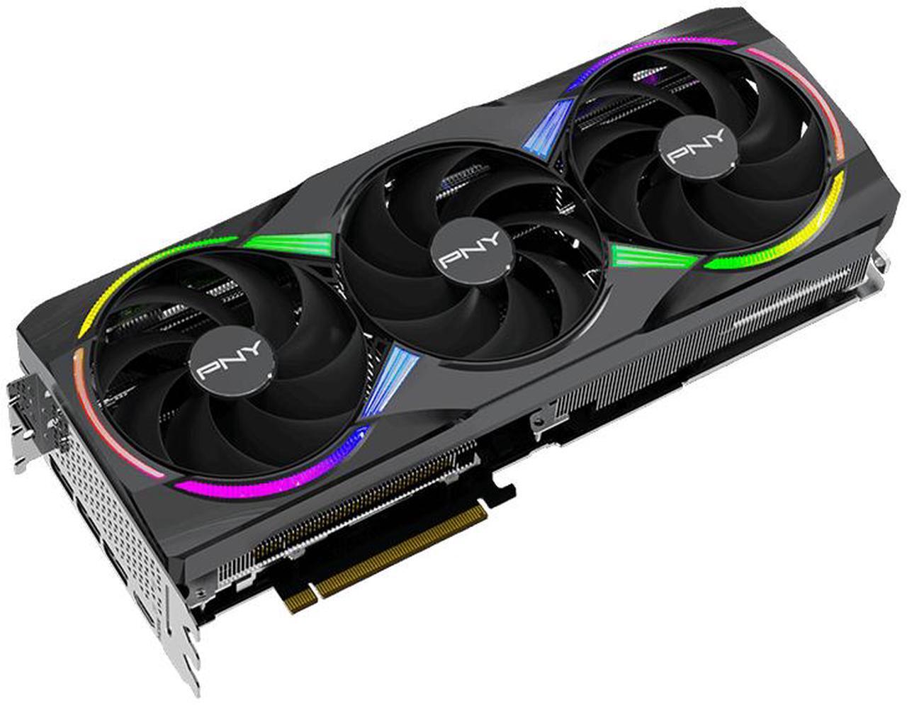Alt view image 4 of 10 - PNY ARGB OC GeForce RTX 5080 16GB 512-Bit GDDR7 DLSS 4.0 PCI Express 5.0 x16 Graphics Card VCG508016TFXXPB1-O