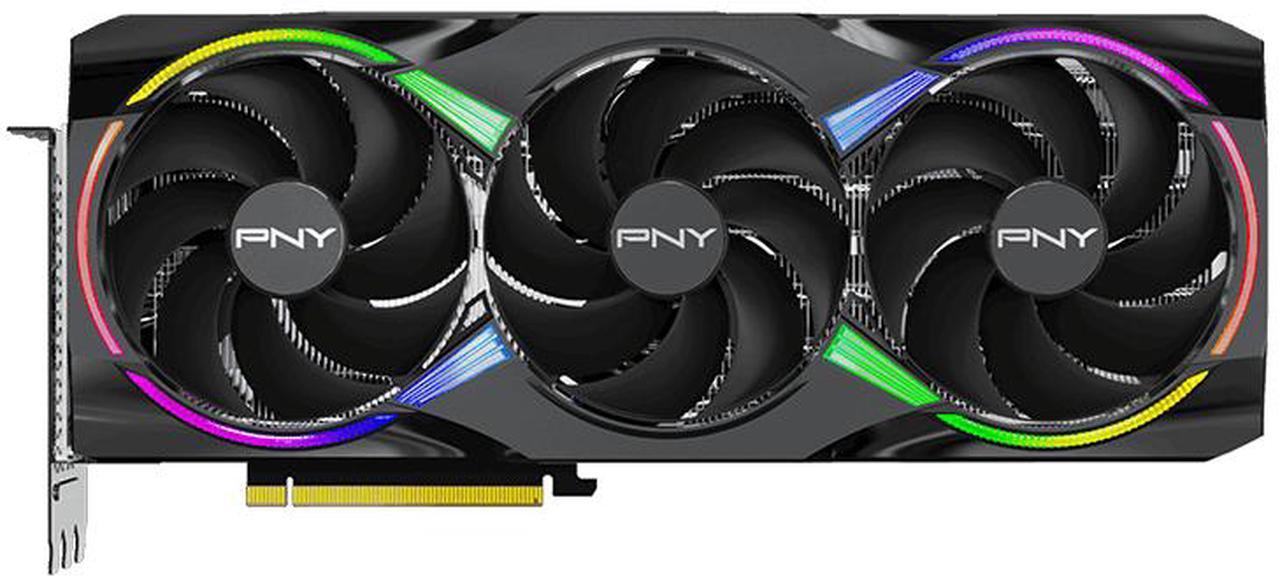 Main image of PNY ARGB OC GeForce RTX 5080 16GB 512-Bit GDDR7 DLSS 4.0 PCI Express 5.0 x16 Graphics Card VCG508016TFXXPB1-O
