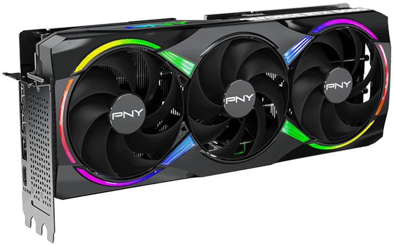 Alt view image 2 of 10 - PNY ARGB OC GeForce RTX 5080 16GB 512-Bit GDDR7 DLSS 4.0 PCI Express 5.0 x16 Graphics Card VCG508016TFXXPB1-O