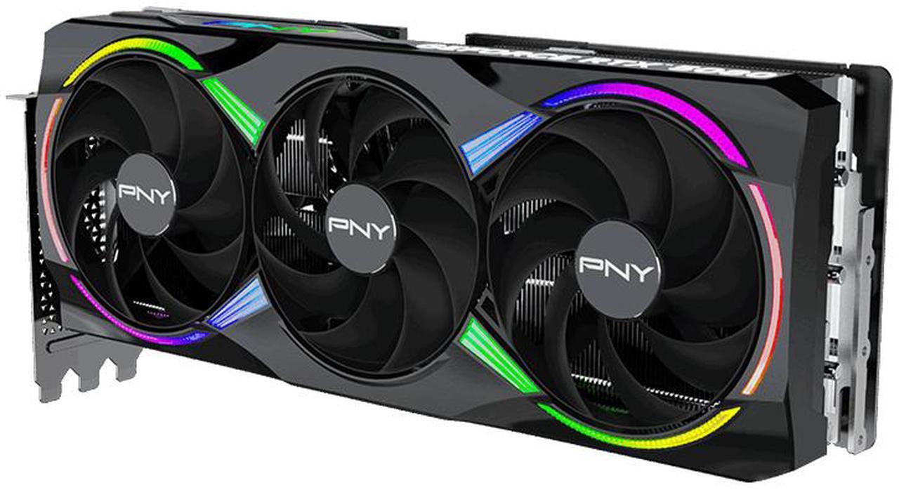 Alt view image 8 of 10 - PNY ARGB OC GeForce RTX 5080 16GB 512-Bit GDDR7 DLSS 4.0 PCI Express 5.0 x16 Graphics Card VCG508016TFXXPB1-O