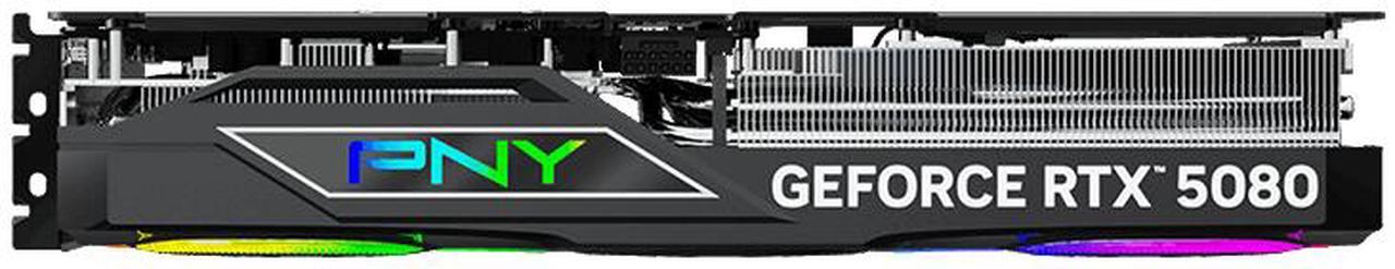 Alt view image 7 of 10 - PNY ARGB OC GeForce RTX 5080 16GB 512-Bit GDDR7 DLSS 4.0 PCI Express 5.0 x16 Graphics Card VCG508016TFXXPB1-O