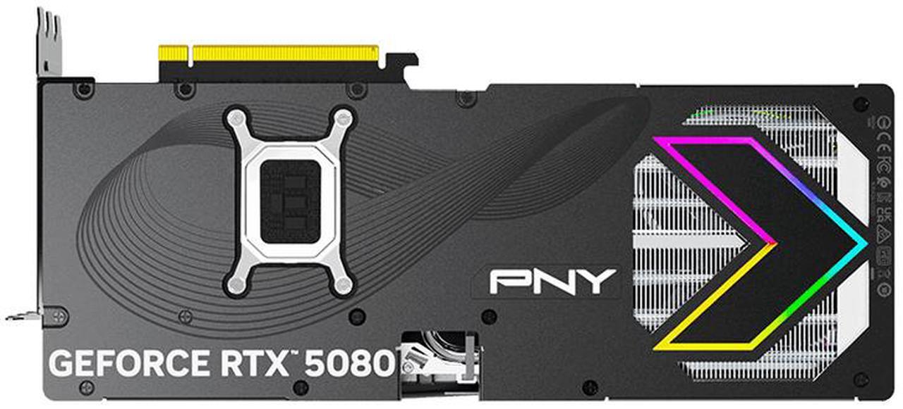 Alt view image 5 of 10 - PNY ARGB OC GeForce RTX 5080 16GB 512-Bit GDDR7 DLSS 4.0 PCI Express 5.0 x16 Graphics Card VCG508016TFXXPB1-O