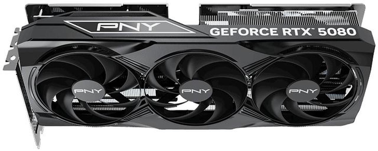 Alt view image 2 of 10 - PNY GeForce RTX 5080 OC 16GB 256-Bit GDDR7 DLSS 4.0 PCI Express 5.0 x16 Graphics Card VCG508016TFXPB1-O