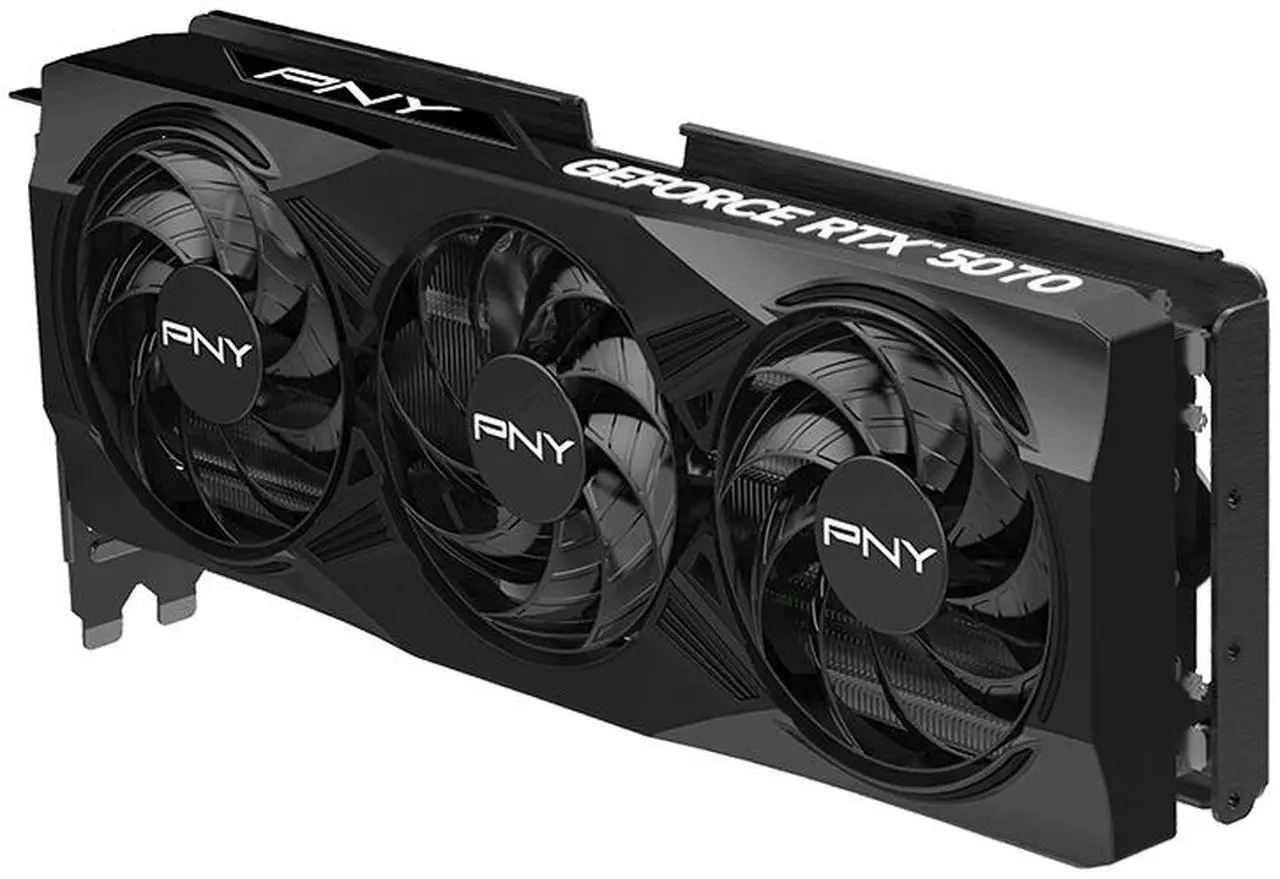 Alt view image 3 of 11 - PNY GeForce RTX 5070 OC 12GB 192-Bit GDDR7 PCI Express 5.0 DLSS 4.0 Graphics Card