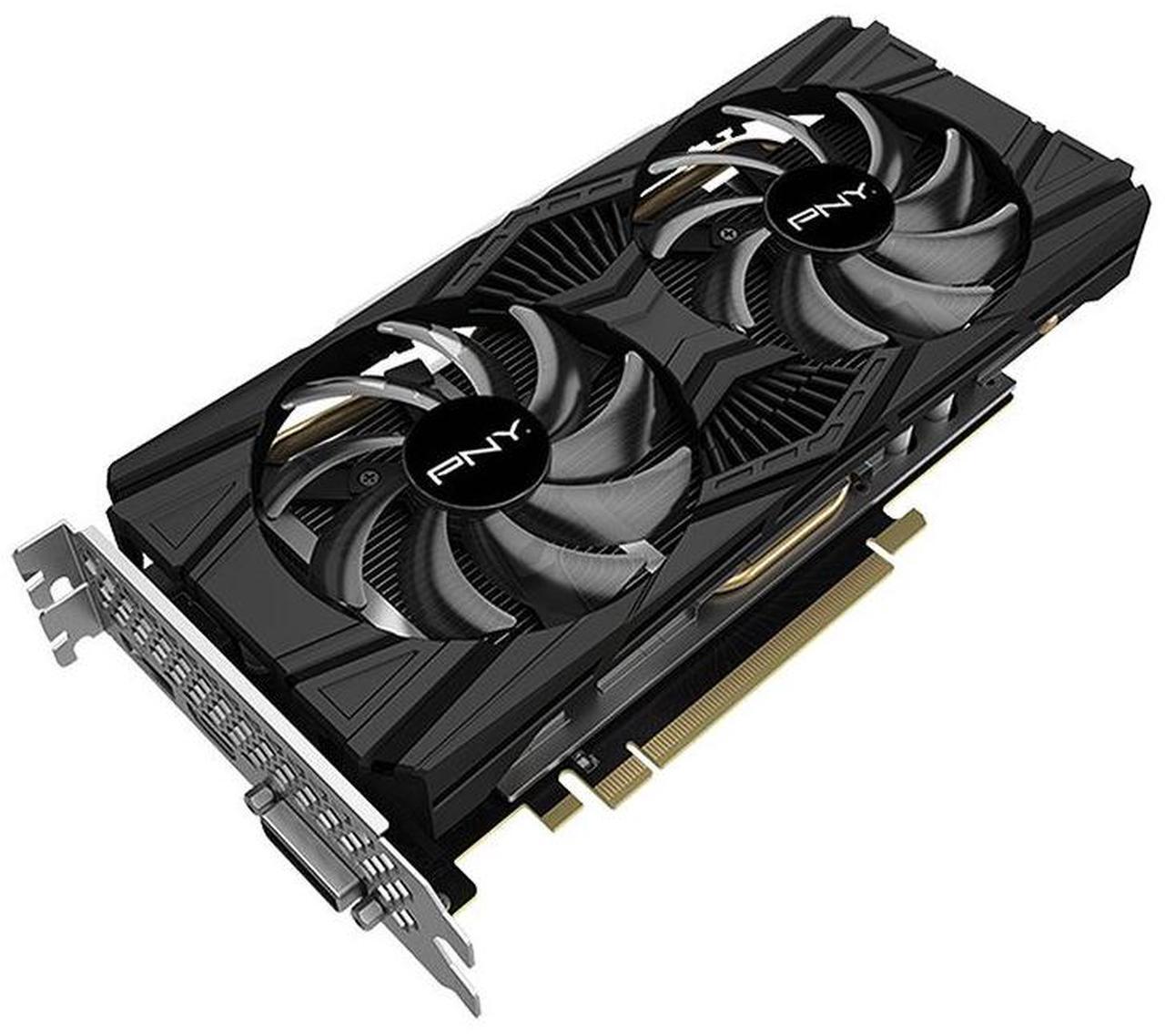 Alt view image 3 of 6 - PNY Dual Fan GeForce GTX 1660 Ti 6GB GDDR6 PCI Express 3.0 x16 ATX Graphics Card GTX 1660 Ti 6GB Dual Fan