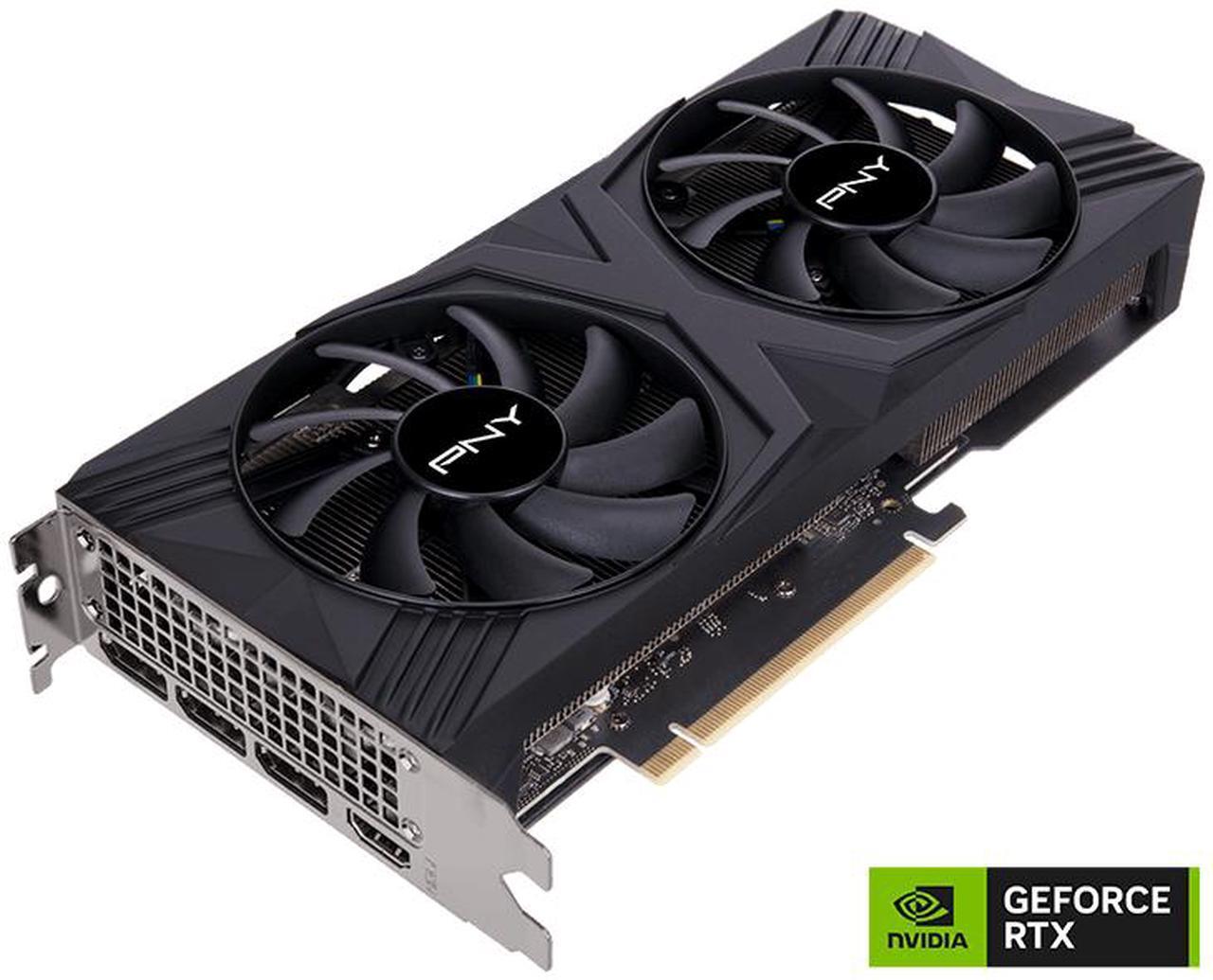 Alt view image 2 of 9 - PNY Dual GeForce RTX 4060 Ti 16GB GDDR6 PCI Express 4.0 ATX Graphics Card RTX4060 Ti 16GB DUALFAN