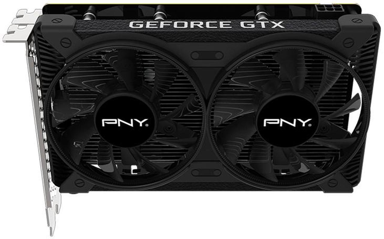 Alt view image 3 of 6 - PNY Dual Fan GeForce GTX 1650 4GB GDDR6 PCI Express 3.0 x16 ATX Graphics Card VCG16504D6DFPPB1
