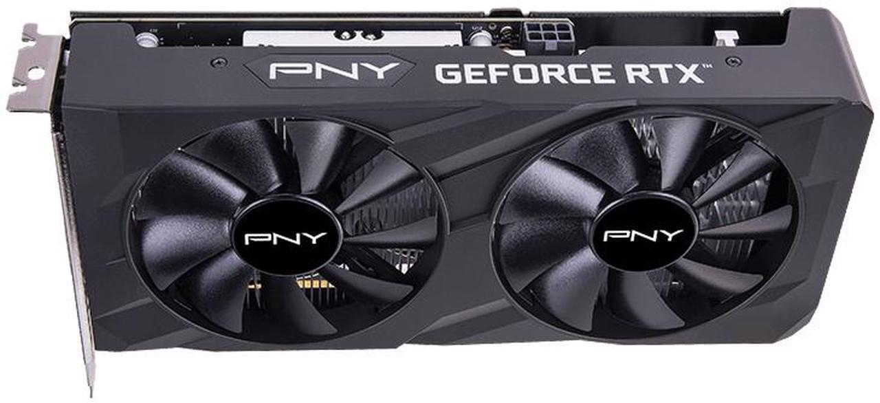 Alt view image 2 of 3 - PNY Verto Dual Fan GeForce RTX 3050 8GB GDDR6 PCI Express 4.0 x16 Graphics Card VCG30518DFBPB1
