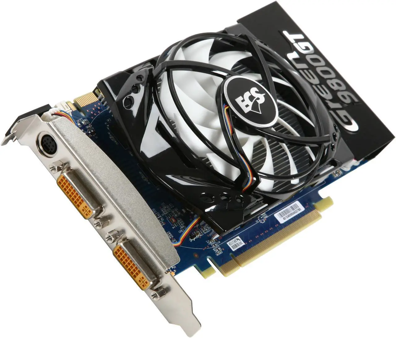Main image of ECS GeForce 9800 GT 1GB DDR3 PCI Express 2.0 x16 SLI Support Graphics Card NR9800GTE-1GMU-F