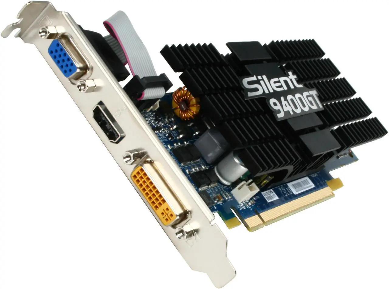 Main image of ECS GeForce 9400 GT 512MB DDR2 PCI Express 2.0 x16 Low Profile Ready Graphics Card NS9400GTC-512QZ-H