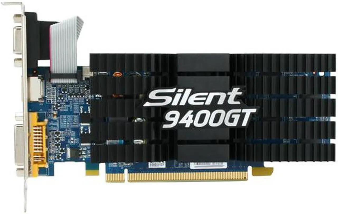Alt view image 3 of 5 - ECS GeForce 9400 GT 512MB DDR2 PCI Express 2.0 x16 Low Profile Ready Graphics Card NS9400GTC-512QZ-H