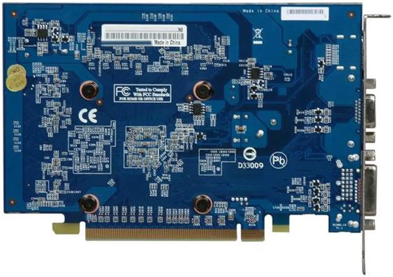 Alt view image 4 of 5 - ECS Silent Series GeForce GT 220 1GB DDR2 PCI Express 2.0 x16 Graphics Card NSGT220-1GQS-H