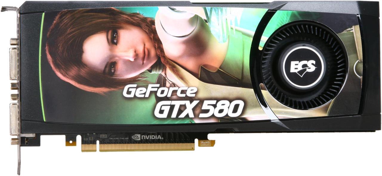 Alt view image 3 of 6 - ECS GeForce GTX 580 (Fermi) 1536MB GDDR5 PCI Express 2.0 x16 SLI Support Video Card NGTX580-1536PI-F