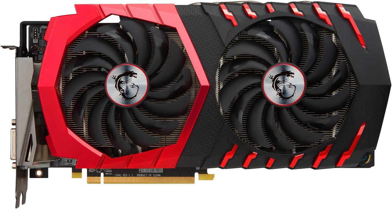 Alt view image 3 of 9 - MSI Radeon RX 480 8GB GDDR5 PCI Express 3.0 x16 CrossFireX Support ATX Graphics Card RX 480 GAMING X 8G