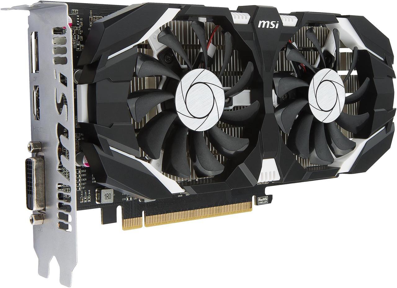 Alt view image 5 of 9 - MSI GeForce GTX 1050 Ti 4GB GDDR5 PCI Express 3.0 x16 ATX Video Card GTX 1050 Ti 4GT OC