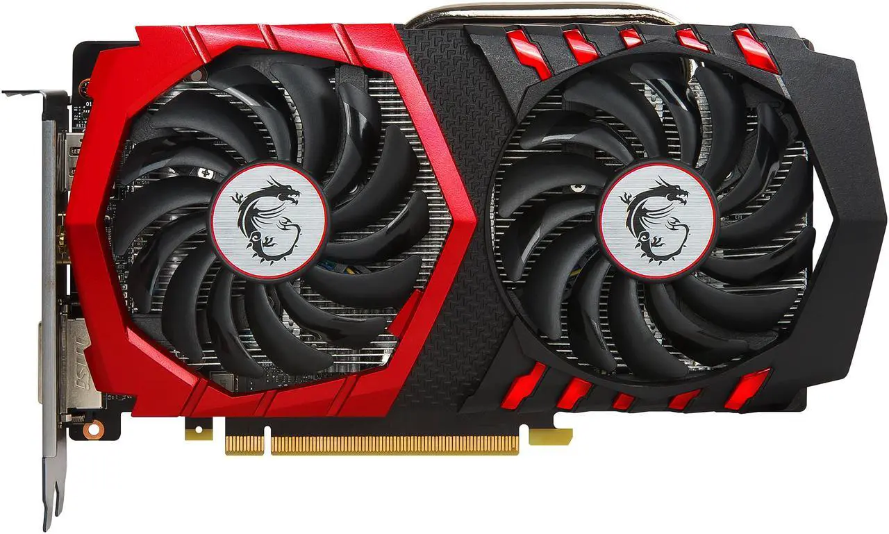 Alt view image 3 of 10 - MSI GeForce GTX 1050 2GB GDDR5 PCI Express 3.0 x16 ATX Graphics Card GTX 1050 GAMING X 2G