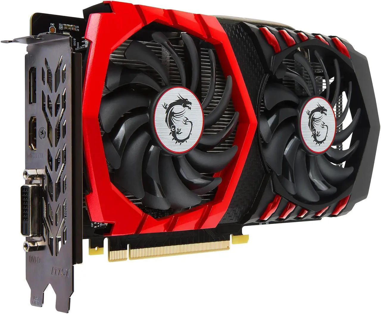 Alt view image 4 of 10 - MSI GeForce GTX 1050 2GB GDDR5 PCI Express 3.0 x16 ATX Graphics Card GTX 1050 GAMING X 2G