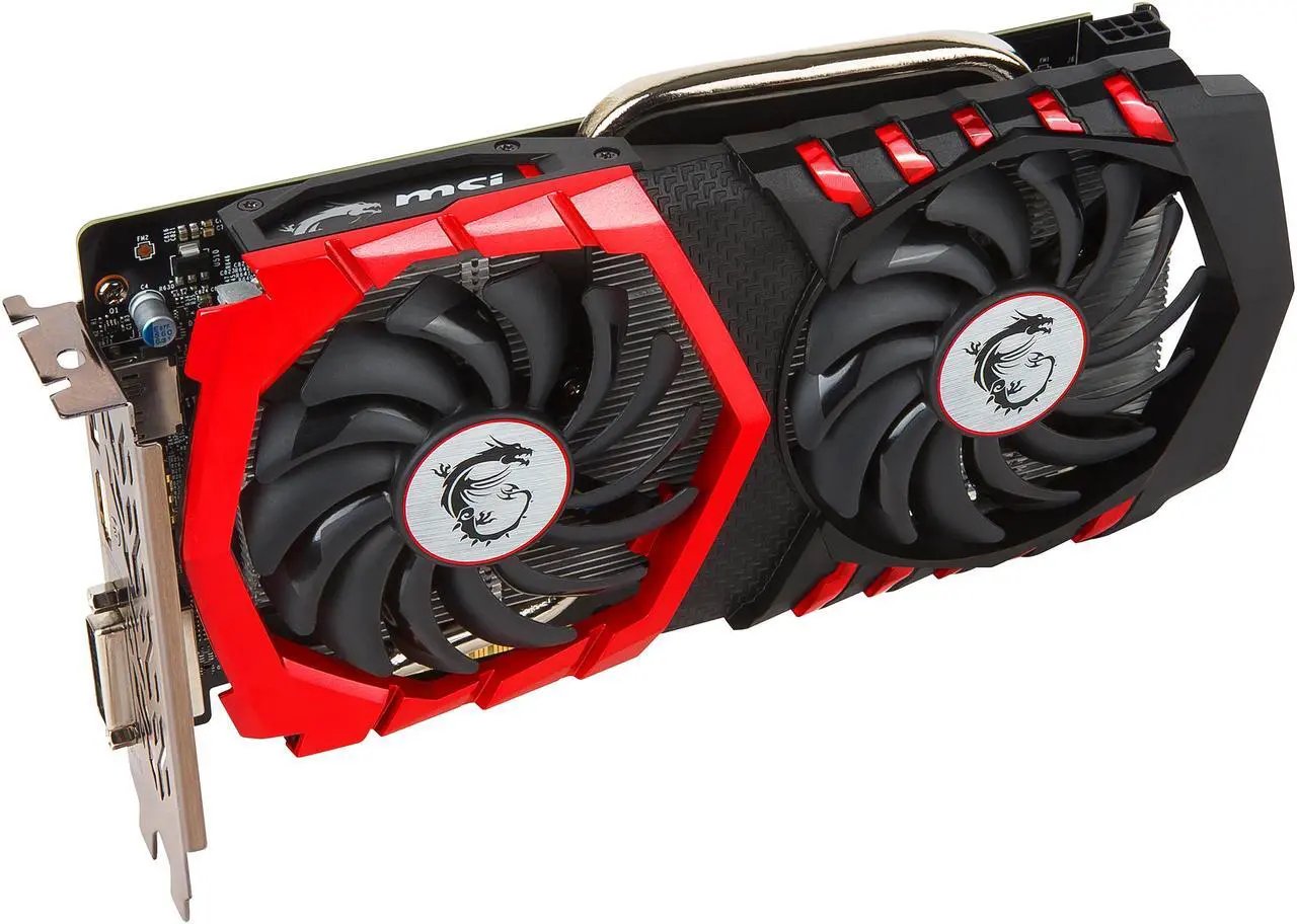 Alt view image 6 of 10 - MSI GeForce GTX 1050 2GB GDDR5 PCI Express 3.0 x16 ATX Graphics Card GTX 1050 GAMING X 2G