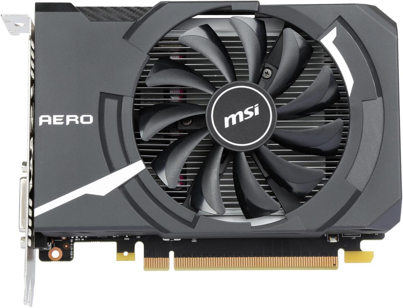 Alt view image 4 of 5 - MSI GeForce GTX 1050 2GB GDDR5 PCI Express 3.0 x16 Video Card GTX 1050 AERO ITX 2G OC