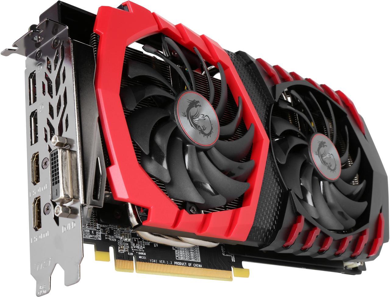Main image of MSI Radeon RX 580 4GB GDDR5 PCI Express x16 CrossFireX Support Graphics Card RX 580 GAMING X 4G