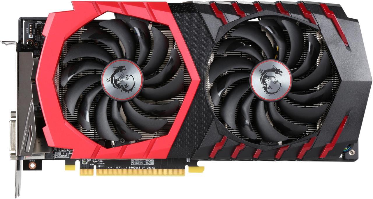 Alt view image 4 of 6 - MSI Radeon RX 580 4GB GDDR5 PCI Express x16 CrossFireX Support Graphics Card RX 580 GAMING X 4G