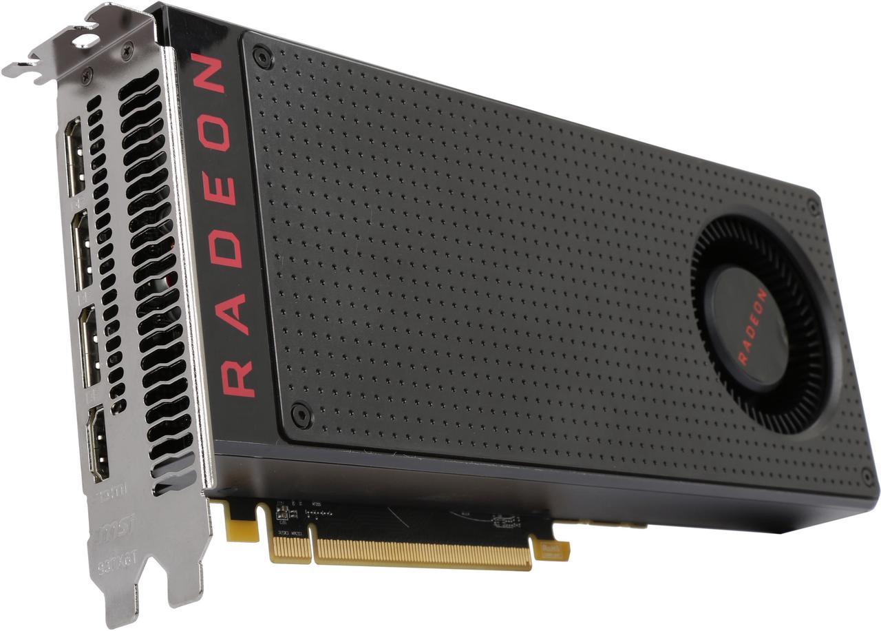 MSI Radeon RX 480 4GB GDDR5 PCI Express 3.0 x16 CrossFireX Support ATX Video Card RADEON RX 480 4G