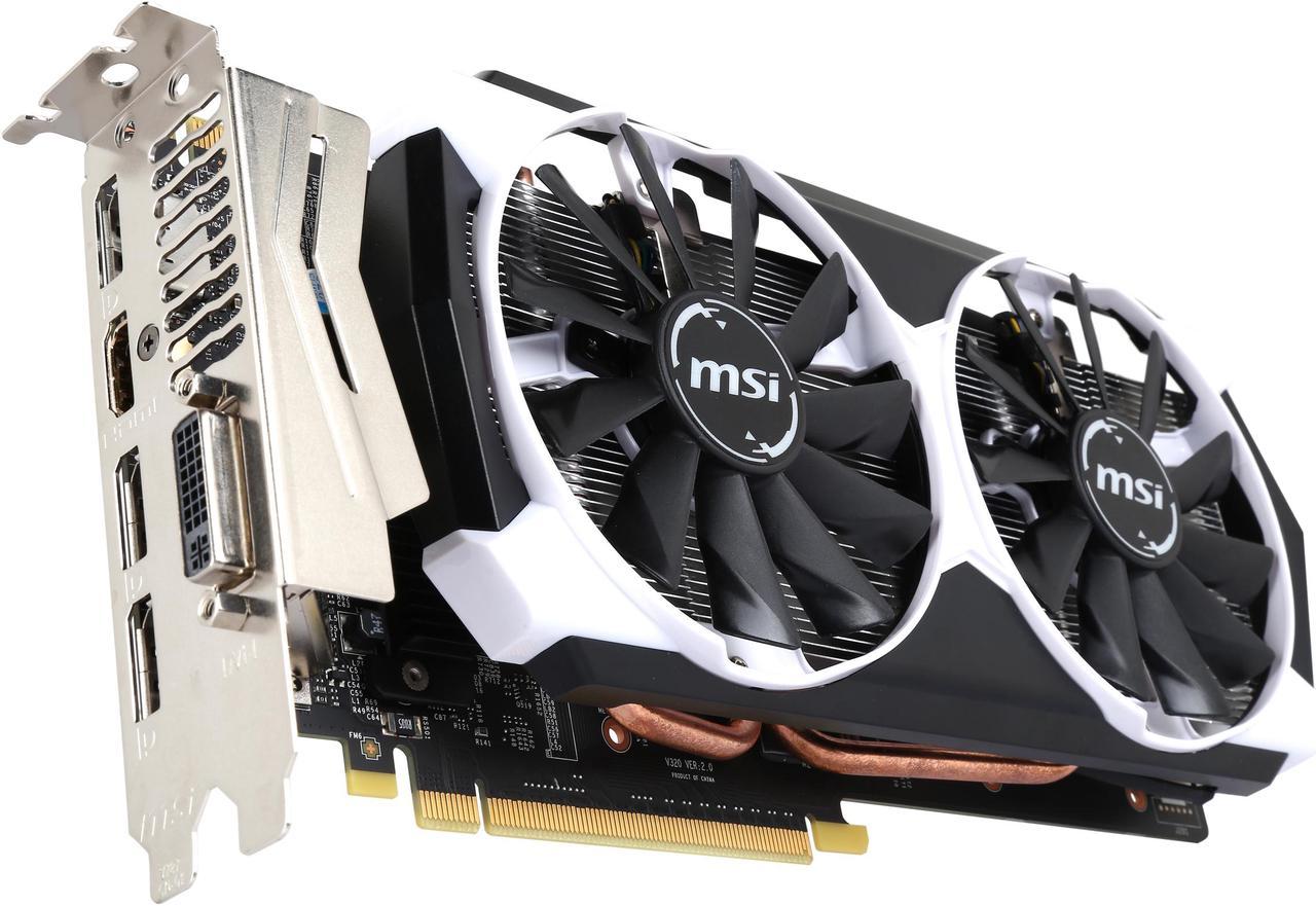 MSI GeForce GTX 960 4GB GDDR5 PCI Express 3.0 SLI Support ATX Video Card GTX 960 4GD5T OC