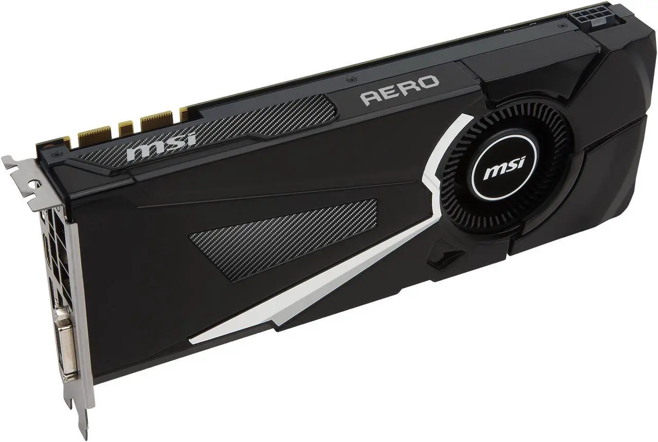 Alt view image 6 of 9 - MSI GeForce GTX 1070 Ti 8GB GDDR5 PCI Express 3.0 x16 SLI Support ATX Graphics Card GTX 1070 Ti AERO 8G