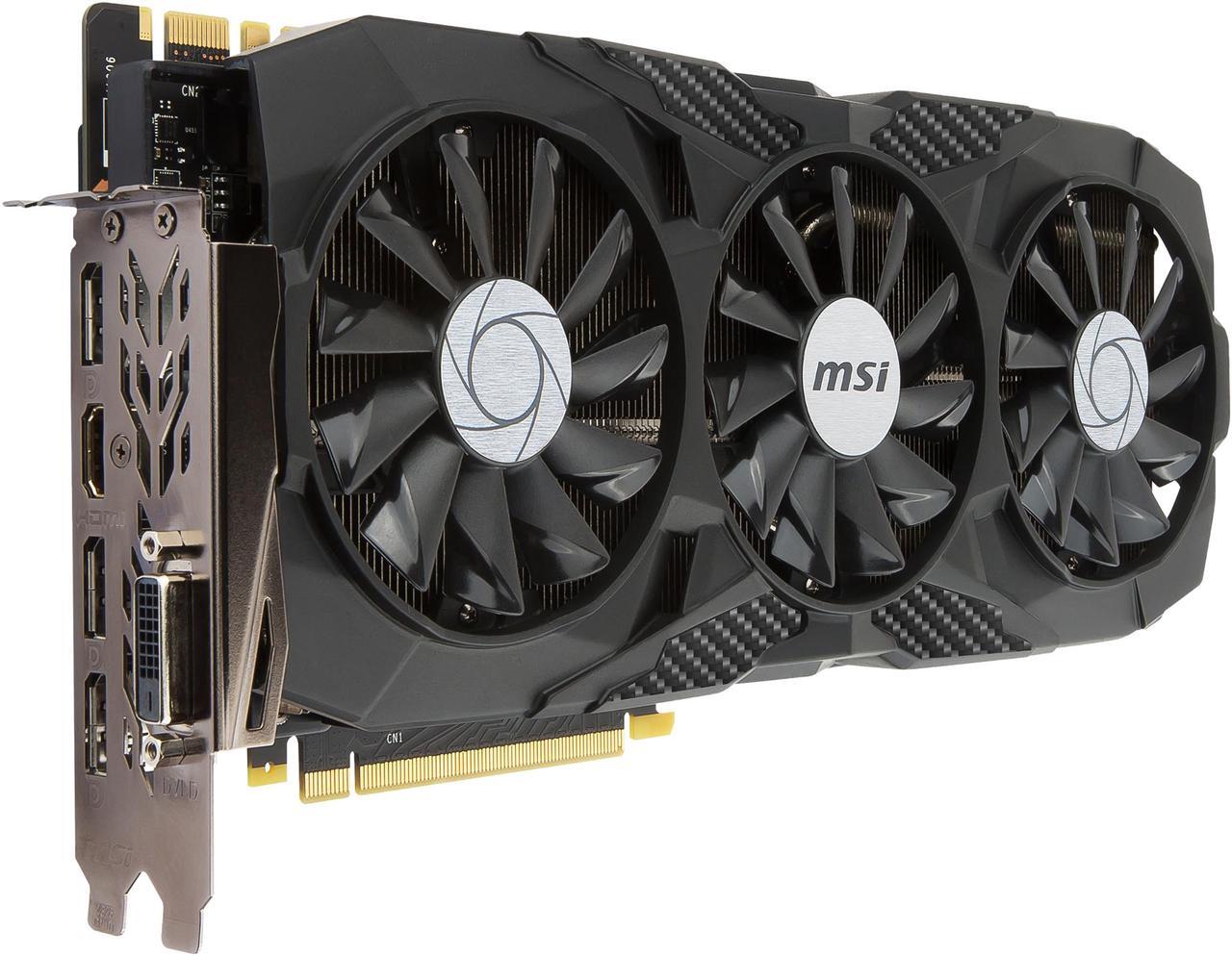 Alt view image 2 of 8 - MSI GeForce GTX 1070 Ti 8GB GDDR5 PCI Express 3.0 x16 SLI Support Graphics Card GTX 1070 Ti DUKE 8G