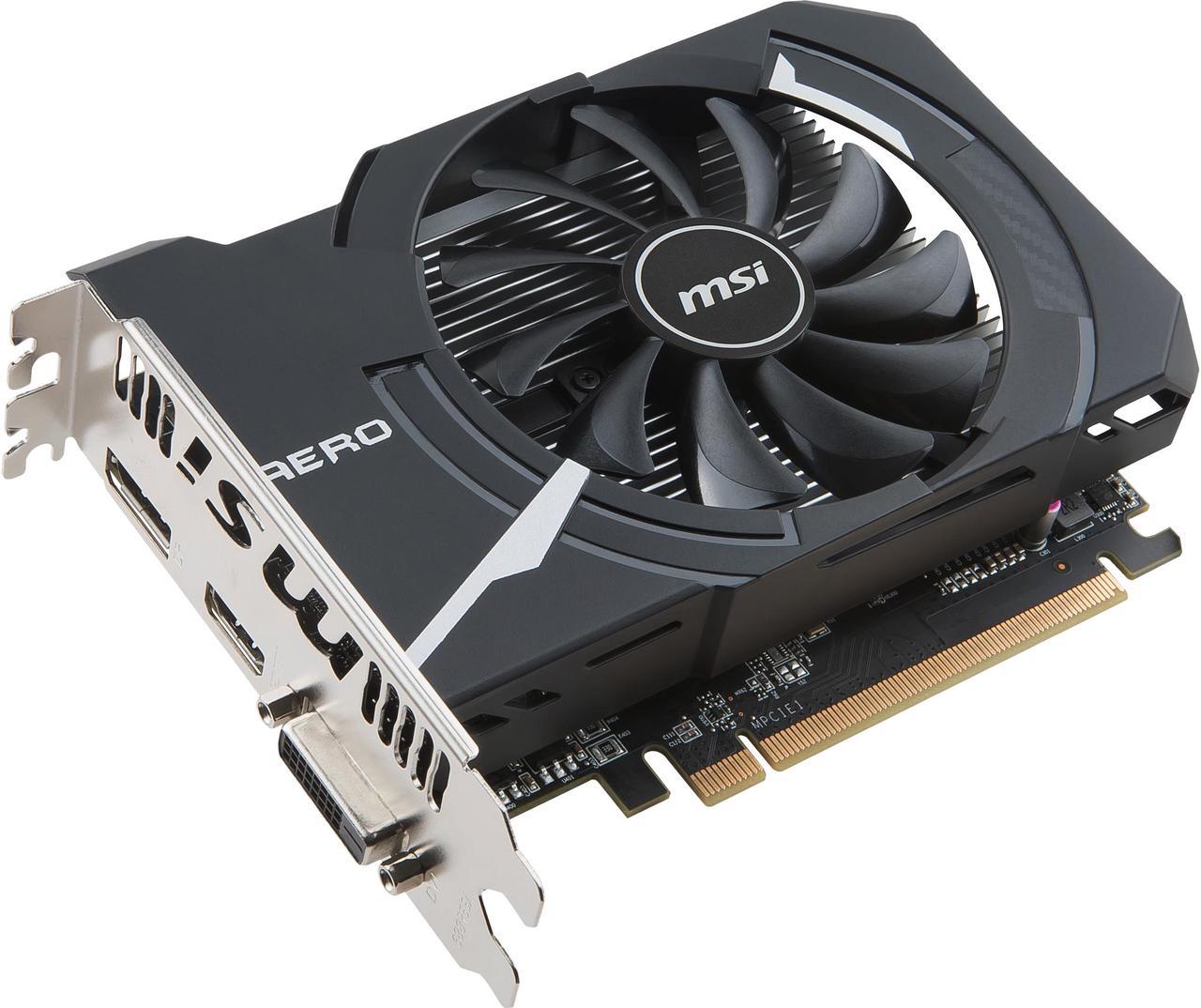 MSI Radeon RX 560 2GB GDDR5 PCI Express x16 CrossFireX Support Video Card RX 560 AERO ITX 2G OC