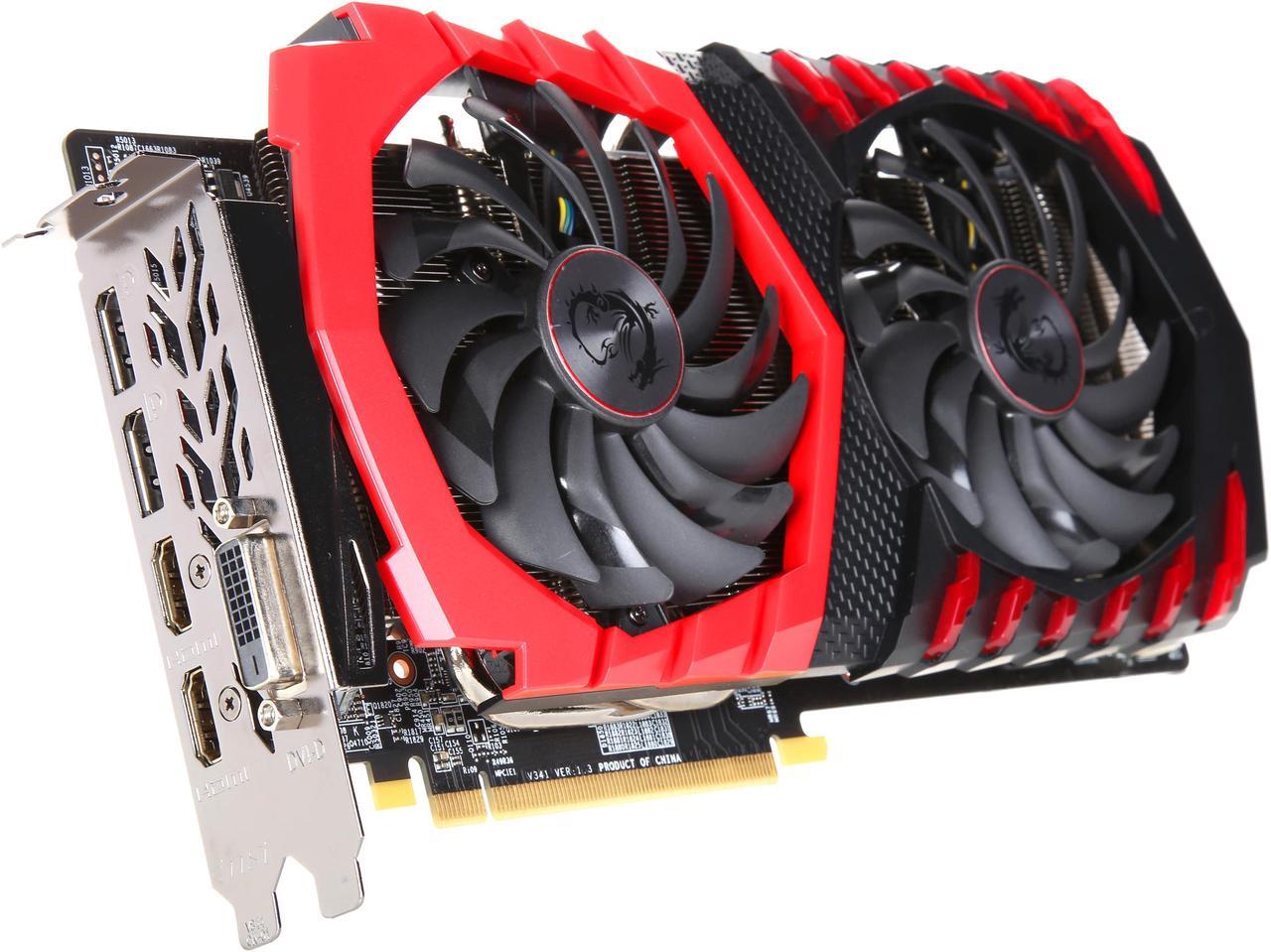 MSI Radeon RX 570 4GB GDDR5 PCI Express x16 CrossFireX Support ATX Video Card RX 570 GAMING X 4G