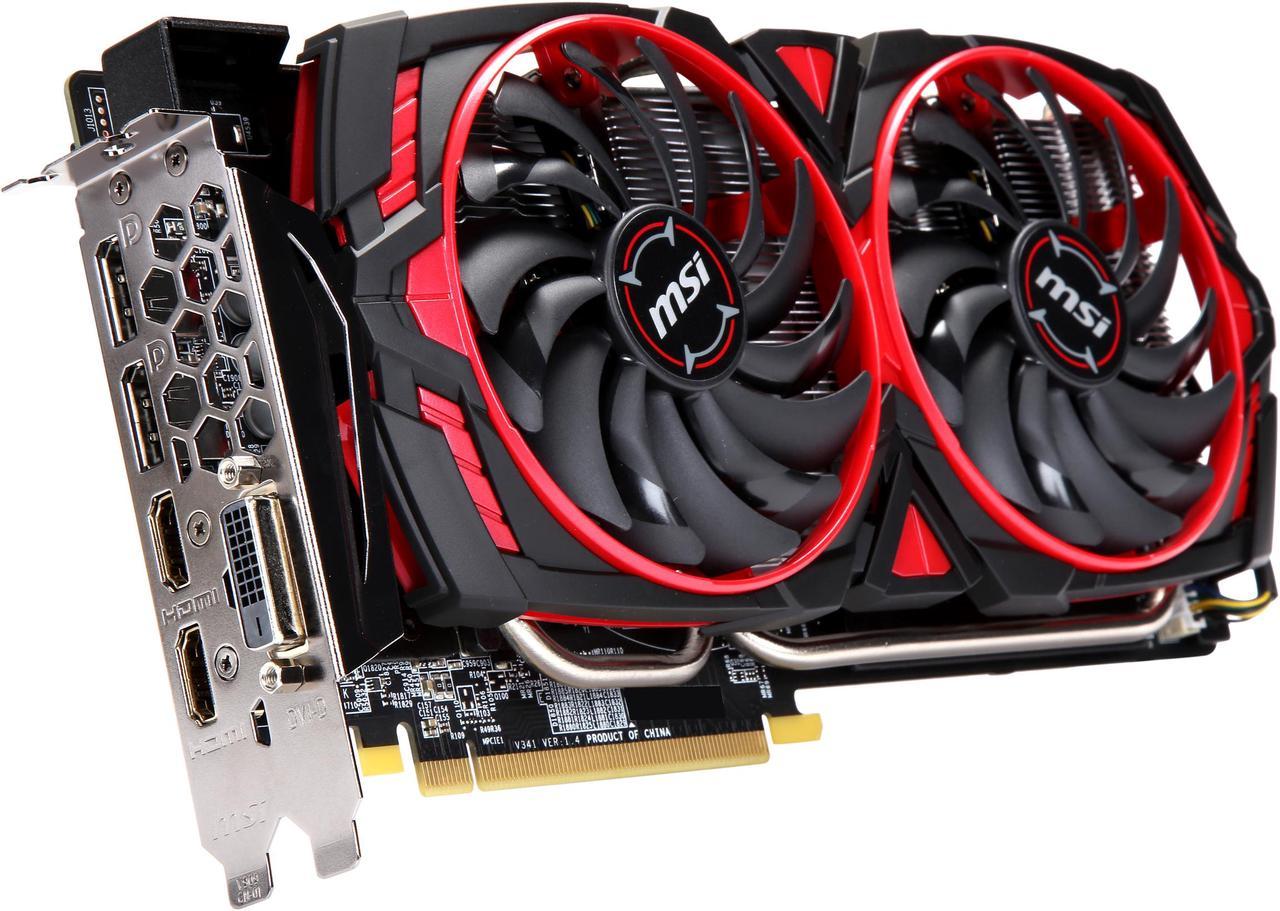 MSI Radeon RX 570 8GB GDDR5 PCI Express x16 CrossFireX Support Video Card RX 570 ARMOR MK2 8G OC