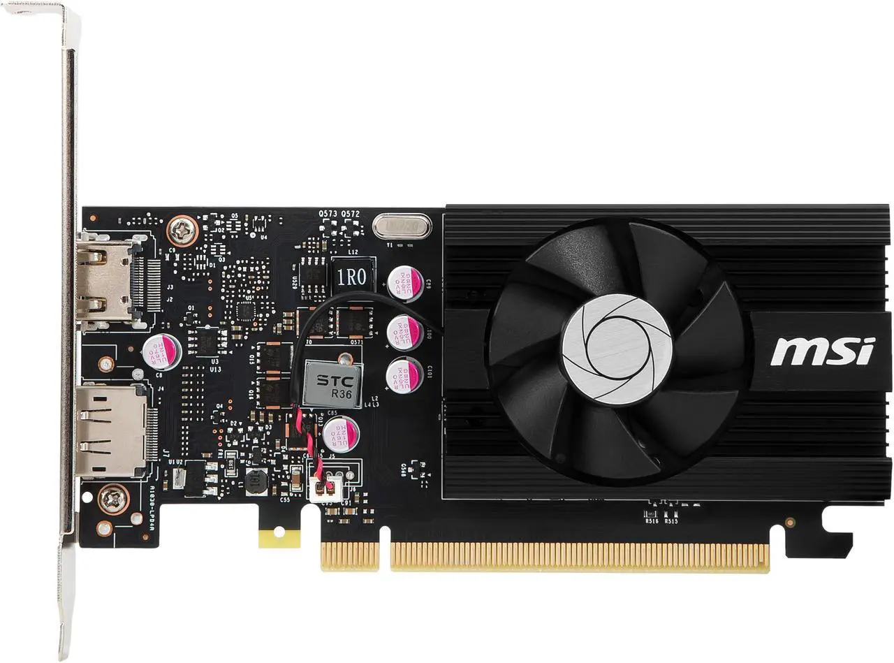 Main image of MSI GeForce GT 1030 2GB DDR4 PCI Express 3.0 x16 (Uses x4) Low Profile Graphics Card GT 1030 2GD4 LP OC
