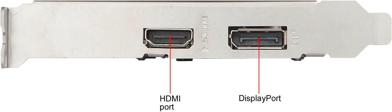 Alt view image 4 of 6 - MSI GeForce GT 1030 2GB DDR4 PCI Express 3.0 x16 (Uses x4) Low Profile Graphics Card GT 1030 2GD4 LP OC