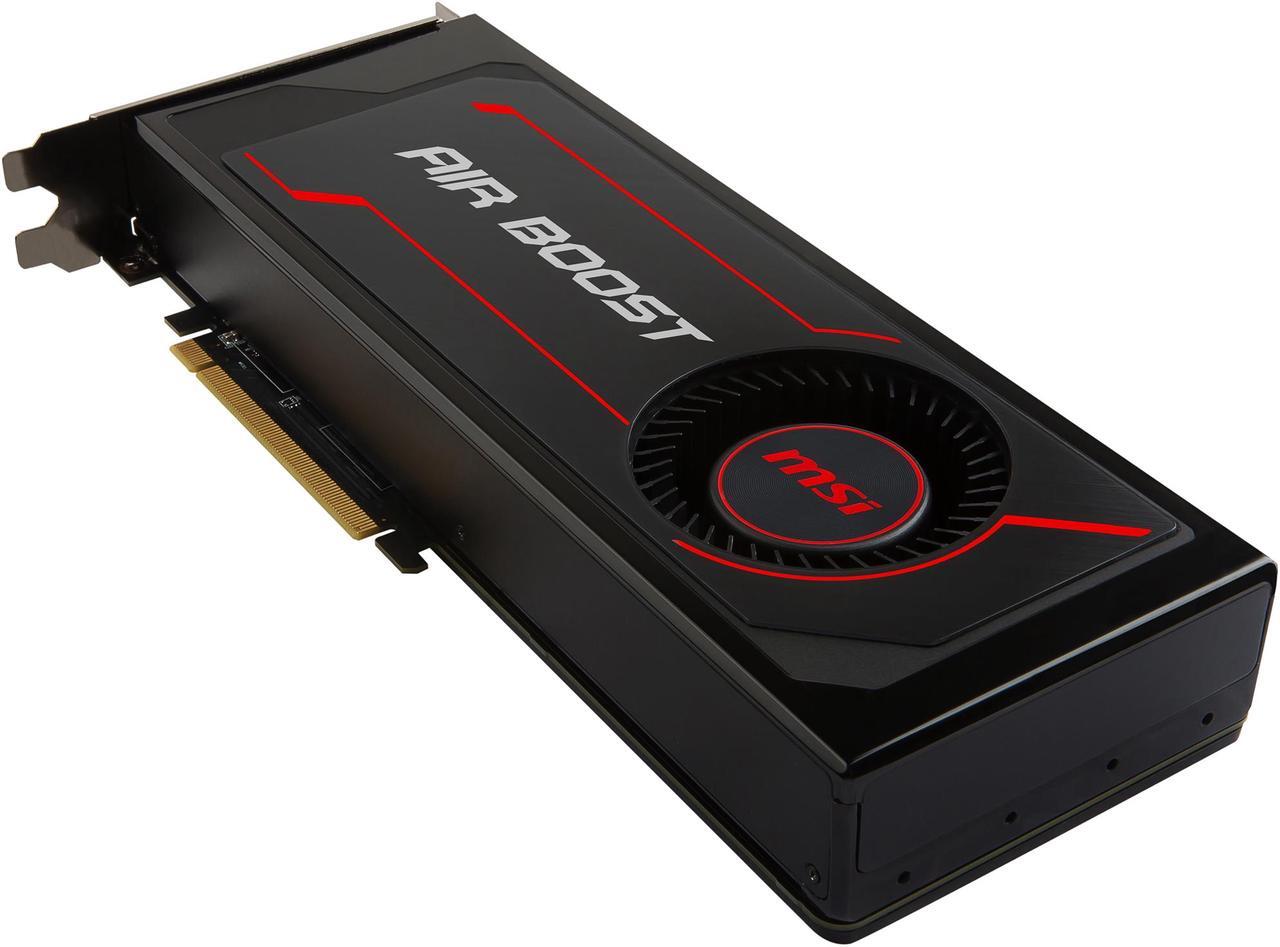 Alt view image 5 of 10 - MSI Radeon RX Vega 64 8GB HBM2 PCI Express x16 CrossFireX Support Graphics Card Radeon RX Vega 64 Air Boost 8G OC