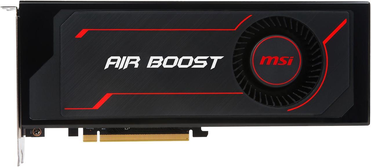 Alt view image 3 of 10 - MSI Radeon RX Vega 64 8GB HBM2 PCI Express x16 CrossFireX Support Graphics Card Radeon RX Vega 64 Air Boost 8G OC